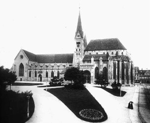 Augsburg, Dom, von Süden
