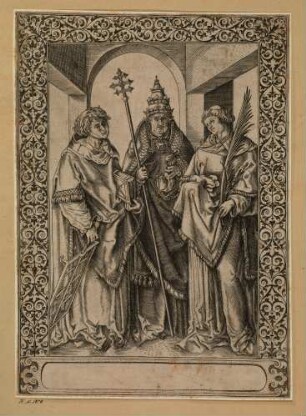Die heiligen Stephanus, Sixtus und Laurentius