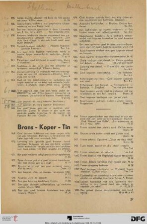 Brons – koper – tin (Nr. 969-1006)