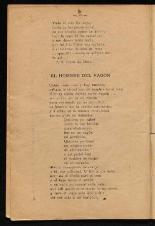 El hombre del vagón