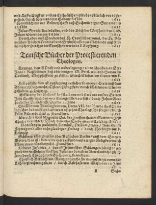 Teutsche Bücher der Protestierenden Theologen.