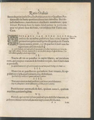 Ratio Ordinis