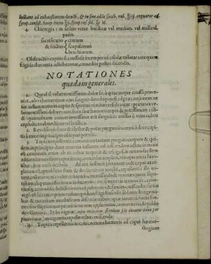 Notationes quædam generales.