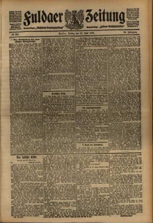 Ausgabe vom Freitag, den 12. Juni 1908.