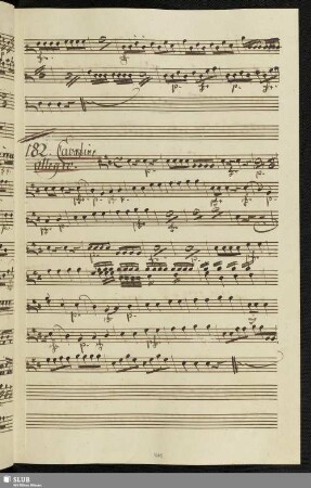 182. Cavatina: Cosa vuol da una donzella / Piccinni, N.