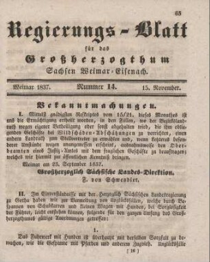 Nr. 14 : 15. November 1837