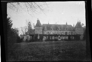 Coucy-lès-Eppes (Dep. Aisne, Frankreich): Schloss ("Divisions-Stab") (Rückansicht)