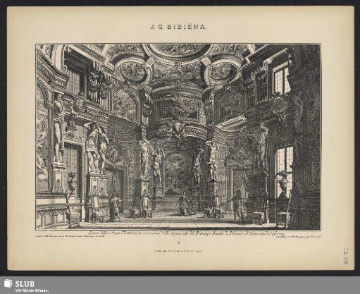Scena della Festa Teatrale in occasione degli Sponsali del Principe Reale di Polonia ed Elettorale di Sassonia