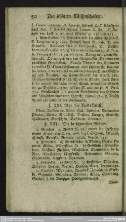 § XXII. Die berühmtesten Redner