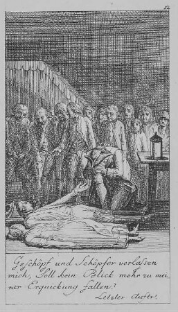 Illustration zu Schillers "Kabale und Liebe", Blatt 12 (5. Akt, letzte Szene)