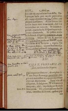 Vita T. Pomponii Attici, ex Cornelio Nepote
