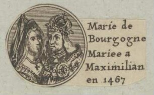 Bildnis von Marie de Bourgogne und Kaiser Maximilian