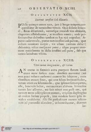 Observatio XCII