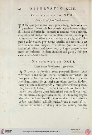 Observatio XCII