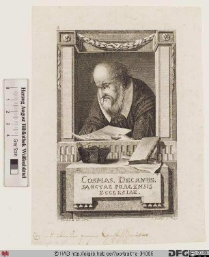 Bildnis Cosmas von Prag