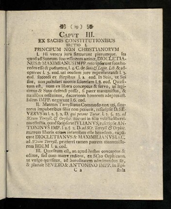 19-28, Capvt III. - IV.