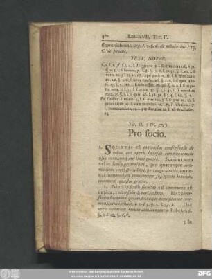 Tit. II. (IV. 37.) Pro socio.