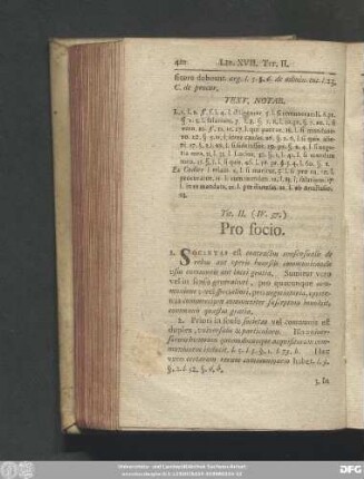 Tit. II. (IV. 37.) Pro socio.