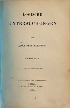 Logische Untersuchungen, 2