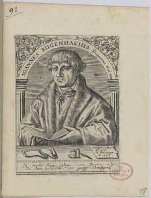 Bildnis des Ioannes Bugenhagius