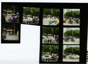 Polizei-Wache mit Holzmann-Zeichen, Bangkok, 1994