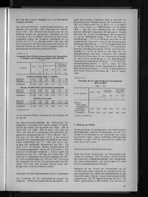 Tabelle 5: Preisindex für die Lebenshaltung im Bundesgebiet 1970 bis 1972