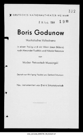 Boris Godunow