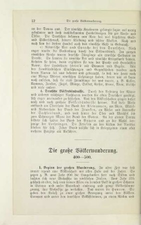Die große Völkerwanderung 400-500
