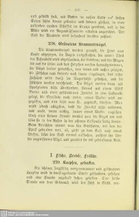 I. Fische, Krebse, Frösche