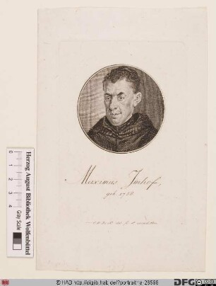 Bildnis Maximus (Taufn.: Johannes Evangelista) Imhof (1808 von)
