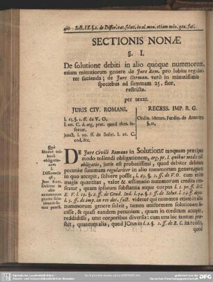 Sectionis Nonae