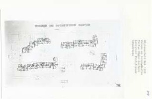 Wohnen am Botanischen Garten, Berlin-Lichterfelde (Diplomarbeit bei Willy Kreuer): Grundriss Normalgeschoss 1:200