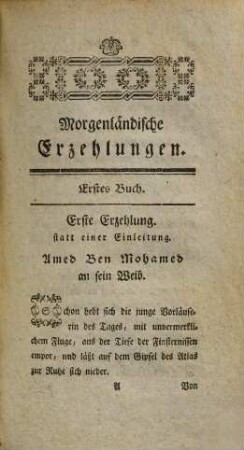 Morgenländische Erzehlungen