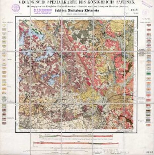 [4848] Klotzsche, Geologische Spezialkarte des Königreichs Sachsen
