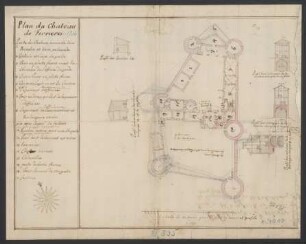 Plan du Chateau de Ferrières