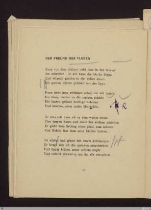 Der Freund der Fluten : [SW V: keine Sigle]; [SW V, S. 38/111]