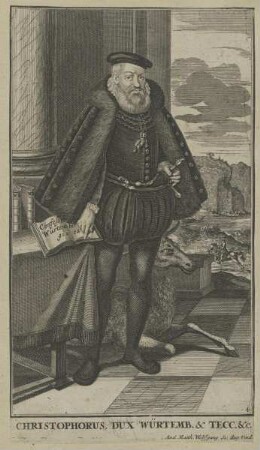 Bildnis des Christophorus, Herzog von Württemberg