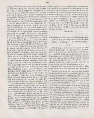 240-242 "Mittheilungen über Aufnahme und Wirksamkeit der evangelischen Gemeinde-Kirchenräthe während des ersten Jahres ihres Bestehens in der Provinz Preußen"