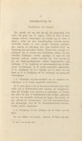 Hoofdstuk IV. Verpligtingen der bewoners