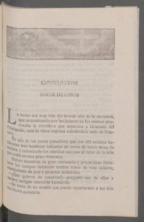 Capítulo LXVIII - Noche de lobos
