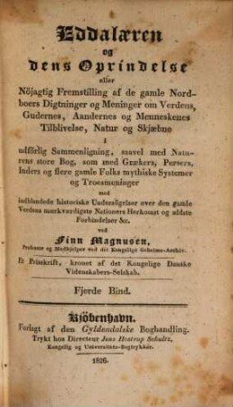 Eddalaeren og dens oprindelse ..., 4