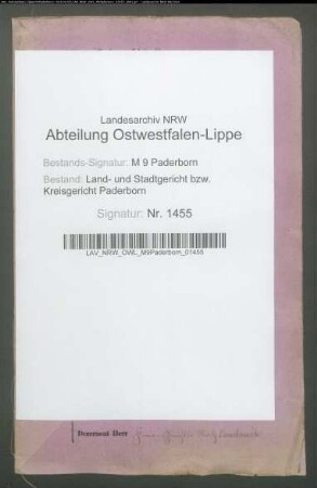 Erblasser: Wächter, Johann:
