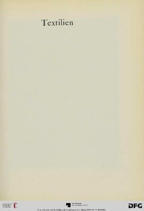Textilien (Nr. 207-241)