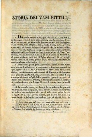 Storia dei vasi fittili dipinti che da 4 anne si trovano Mello Stato Ecclesiastico ...