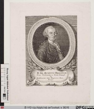 Bildnis Johann August Hellfeld