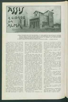 Assis, a cidade da alma