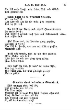Gedanken eines betrunkenen Sternsehers.