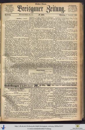 03.09.1899 (Erstes Blatt)