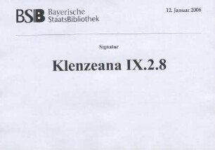 Nachlass von Leo von Klenze (1784-1864) - BSB Klenzeana. IX.2.8 (D.3), Straße bei Narni - BSB Klenzeana IX.2.8 (D.3)