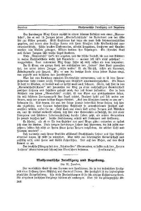 Mathematische Intellianz und Begabung
